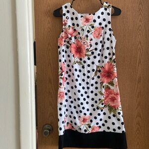 Polka Dot Floral Dress